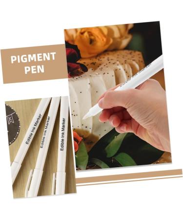 ABOOFAN 8 Pcs Baking Pigment Pen Cakes Biscuits Food Coloring Pens Biscuit Marker Fondant Pen White Plastic 16.70X1.00X1.00CMx2pcs Whitex2pcs - Buy Online on GoSupps.com