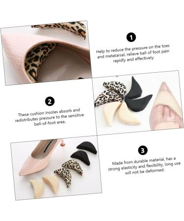 FOMIYES 12 Pairs Toe Plug Sponge Insole Pads for High Heels | Comfort & Support for All-Day Wear - Buy Online on GoSupps.com