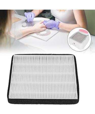 Nail Suction Filter Quality Material High Efficiency Manicure Dust Collector Filter Professional Manicurist for Nail Salon Nail Maintenance Nail Lovers(12.4 * 12.4) - Buy Online on GoSupps.com