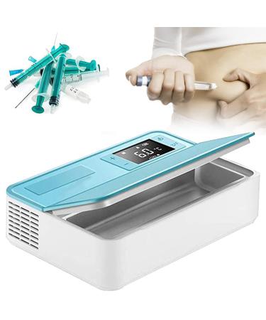 Portable Insulin Cooler Travel Case Medical Cooling Box for Outdoor Car Small Refrigerator 2-8 C Fast Medical Cooler Long Distance Driving Journeys and Camping 220V