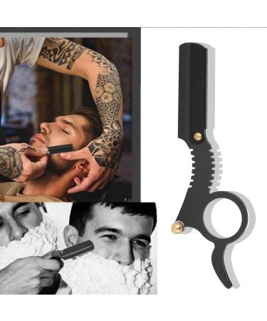 Classic Retro Sonew Razor for Men - Wooden Handle Beard Styling Set | Multifunctional Black Razor - Buy Online on GoSupps.com