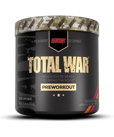 REDCON1 Total War & Big Noise Preworkout Stack - Strawberry Mango & Watermelon Flavors - Energy, Focus & Endurance Booster - Keto Friendly - 60 Servings - Buy Online on GoSupps.com