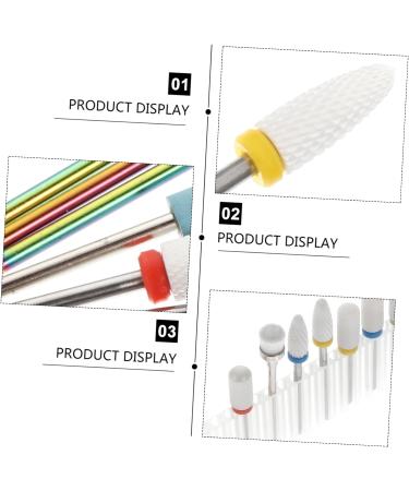 POPETPOP 11pcs Nail Polisher Manicure Ceramics Tools Cuticle Remover Diamond Bits Nail Head Electronic Cleaning Kit Nail Drill Bits Tungsten Steel Alloy Acrylic Steel Nail - Buy Online on GoSupps.com