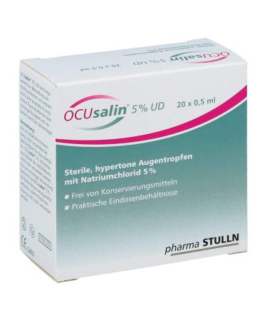 Ocusalin 5% and eye drops 20x0.5 ml