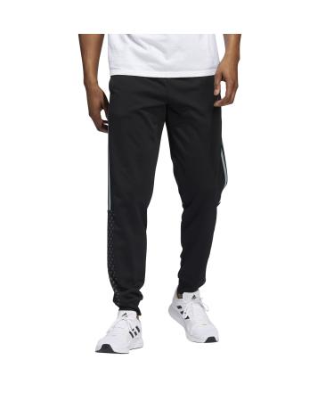 adidas Men's Warm-up Tricot Regular Badge of Sport Track Pants Large Black