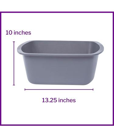 McKesson Plastic Wash Basin - 7 qt - Rectangle Design - 1 Count - Pack of 1 - Buy Online on GoSupps.com