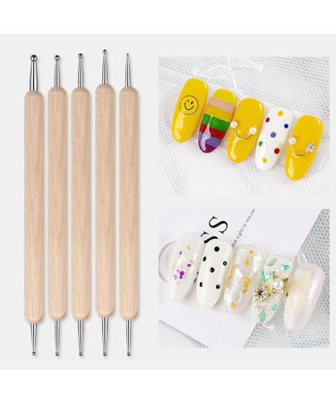 Yuusikco 10-Piece Dotting Pen Set - Nail Art Tools for Marbling & Stone Patterns | Perfect for Creative Nail Design - Buy Online on GoSupps.com