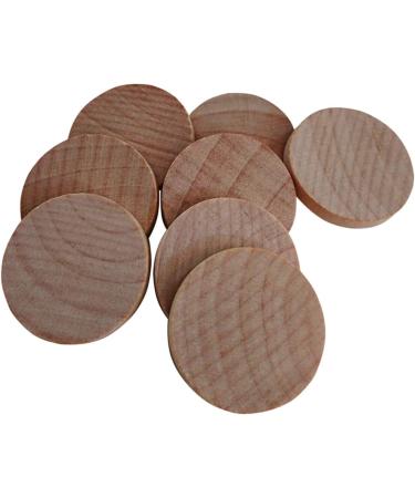 1 Inch Natural Wood Slices - 60 Pack for DIY Arts & Crafts Projects | Unfinished Round Wood Coins - Buy Online on GoSupps.com