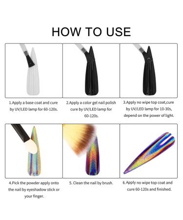 Artdone 16 Jars Chrome Nail Powder - Metallic Mirror Effect Pigment for Nail Art, Gel Polish & Dipping Powder - 1g/Jar - Buy Online on GoSupps.com