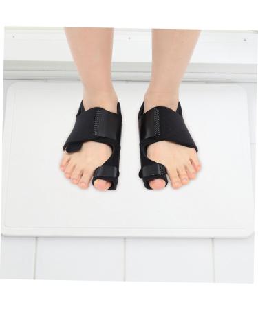 PLAFOPE Hallux Valgus Wrist Thumb Brace - Hammer Toe Straightener & Bunion Separator with Metatarsal Pads - Black - Buy Online on GoSupps.com