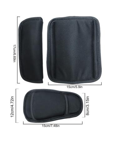Breathable Baby Bathing Pads & Car Seat Belt Shoulder Pads - 3 Piece Essential Set - Buy Online on GoSupps.com
