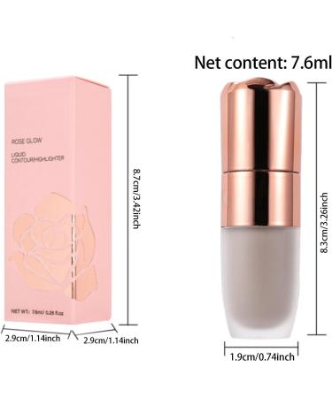  Ziennhu Liquid Contour Makeup Professional Concealer for Face Makeup Waterproof Bronzing Cream Smooth and Natural Finish Contour Liquid - Buy Online on GoSupps.com