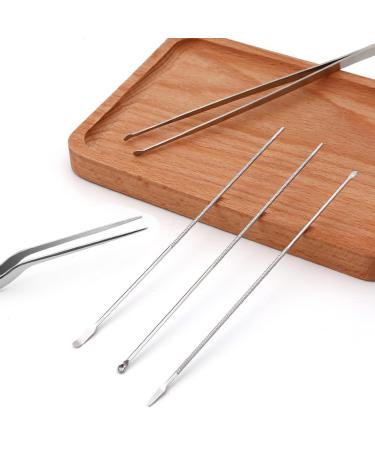 5Pcs Stainless Steel Ear Wax Remover Kit | Professional Ear Cleaning Tools - Buy Online on GoSupps.com