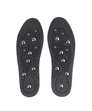 Magnetic Therapy Insoles Breathable Massage Insoles Reflexology Foot Pain Acupressure Improve Blood Circulation Plantar Fasciitis Foot Health Care -S 25.5cm(US women 4-8)