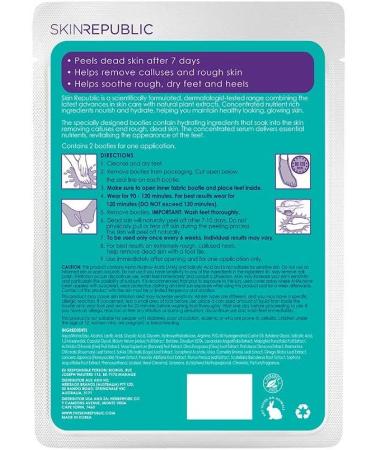 Skin Republic Foot Peel Collection (1 Pack) - Buy Online on GoSupps.com