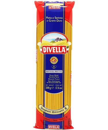  Italian Gourmet E.R. Pasta Divella Spaghetti Restaurant 8 pastas (36 x 500 g) + Gourmet Italian Pulp 400 g - Buy Online on GoSupps.com