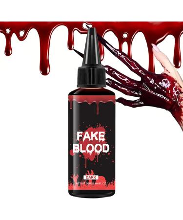  Generisch Halloween Blood - 50ml of artificial Halloween blood for people - Costume accessory for content creators - For makeup artists films themed events haunted houses balls - Buy Online on GoSupps.com
