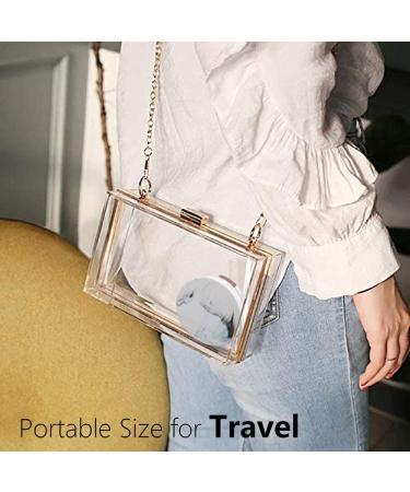 Portable Cute Rose Gold Contact Lens Case with Mirror for Travel - Buy Online on GoSupps.com