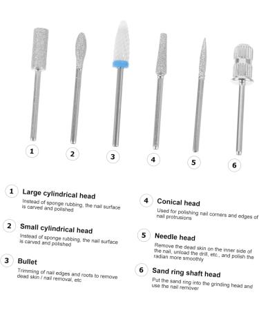 Healeved 1 Set Polisher Kit De Manicura Nail Tool Kit Small Nail Drill Sanding Bands Tools File Sanding Bands Nails Gel Kit Manicure Miss Aluminum Alloy Cross Nails 11.2X2X2CM Rose Gold - Buy Online on GoSupps.com