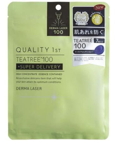 Quality 1st Derma Laser Super TEA TREE100 Mask 7 pieces