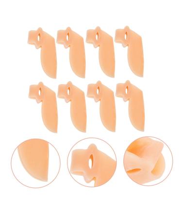 4 Pairs Silicone Toe Separators - Portable Toe Spacers for Bunion & Foot Care | Toe Protector & Corrector for Home Use - Buy Online on GoSupps.com