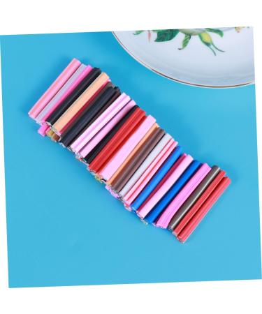 Healeved 50pcs Nail Art Stickers DIY Nail Art Fingertip Nail Rings Sticks Scrapbooks Nailart Manicure Nails Stickers Customizable Spray Talcum Scrapbook Book Decorate 3D Polymer Clay medium As Shown - Buy Online on GoSupps.com