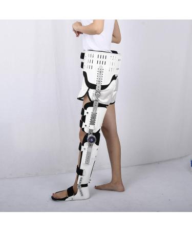 Adjustable Orthopedic Hip Joint Fixation Bracket & Hinged Knee Waist Support Brace - Universal Size for Adults | Knee Ankle Foot Joint Support - Buy Online on GoSupps.com