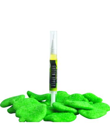 Green Apple Fragrance Scent Moisturising Cuticle & Nail Oil Travel Brush Pen For hyrating and nourishing dry and brittle nails