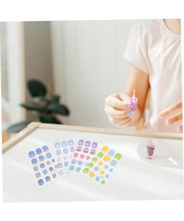Gogogmee 8 Sheets Children's Nail Stickers Nails False Nail Nails for False Nails Nails Press on Nails for False Nail Tips Fake Nails False Nail for - Buy Online on GoSupps.com