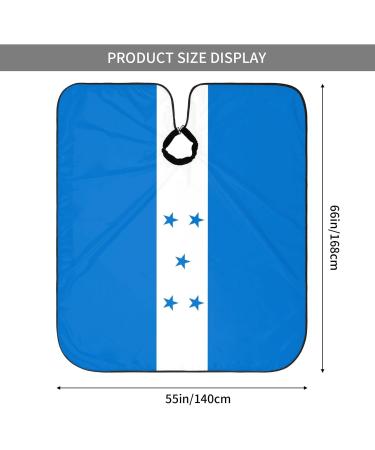 Professional Barber Cape for Hair Cutting - Honduras Flag Design | Hairdressing Kits - Buy Online on GoSupps.com
