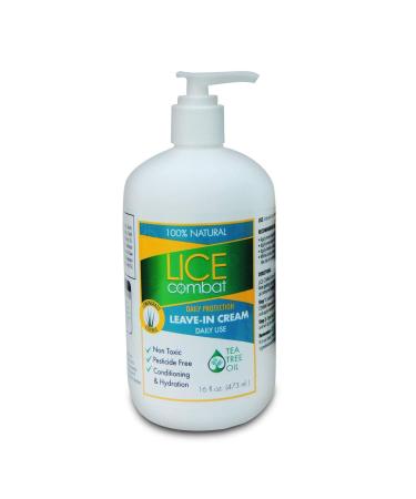 Leave-in Cream Protects from Lice| for Kids Daily Use | Helps Prevent Lice, Super Lice, Eggs and Nits | Smells Great. Leave in Cream White