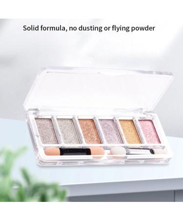Nail Mirror Powder 6 Colours Manicure Chrome Glitter Pigment with Eyeshadow Sticks Golden  - Buy Online on GoSupps.com