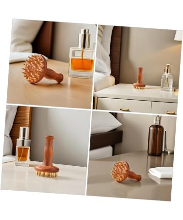 PartyKindom Massage Peigne Laiton et de Santal Brosse Ergonomique pour Corps D tente Musculaire Profonde Accessoire de Soin Capillaire Portable - Buy Online on GoSupps.com