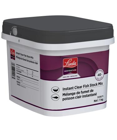 Instant Clear Fish Stock Mix 1 kg tub (Makes 40 Servings)