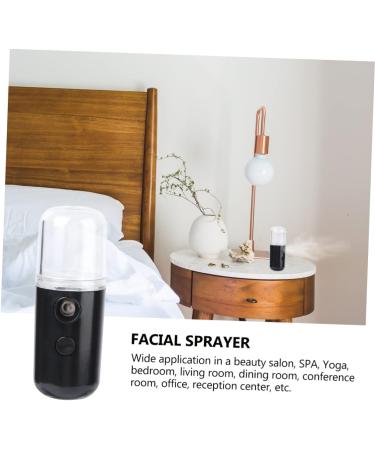 Gogogmee 1pc Portable Humidifier Air Mister for Essential Oils Diffuser for Hand Facial Mister Black Plastic - Buy Online on GoSupps.com