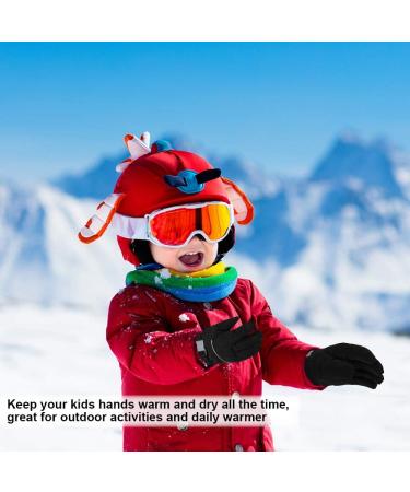 QKURT Kids Ski Gloves & Snowboard Gloves - Waterproof Windproof Winter Gear for Boys & Girls (Ages 4-14) - Black M (7-10 Years) - Buy Online on GoSupps.com
