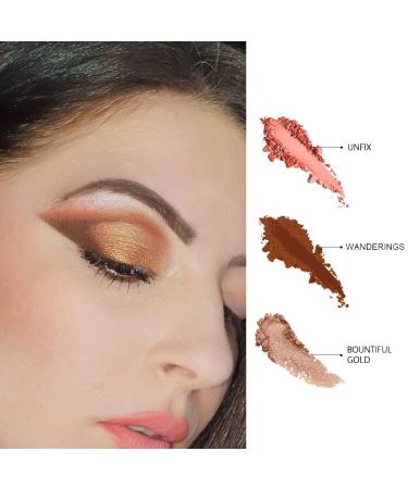 LACOMCHIR Free Eyeshadow Palette - 18 Shades Matte, Shimmer, Pearl Finishes | Long-lasting Multicolor Makeup - Cruelty-Free 23.2g - Buy Online on GoSupps.com