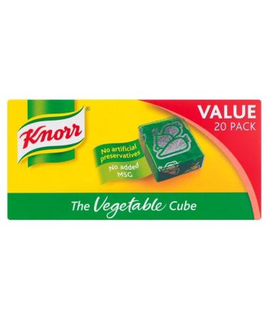 Knorr Knorr Vegetable Broth Cubes (20 x 10 g) - Pack of 2