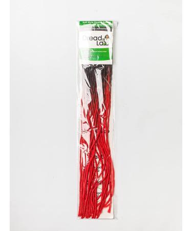 DreadLab - Soft Style Ombre Double Ended Synthetic Dreadlocks Twists 10 Pack (Black - Red Transitional) - Buy Online on GoSupps.com
