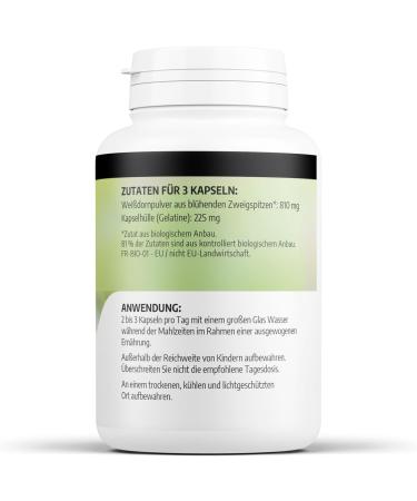 Organic Hawthorn 270 mg - 200 Capsules | Premium Heart Health Supplement | Fast International Shipping - Buy Online on GoSupps.com