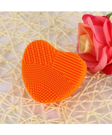 Makeup Brush Cleaner Silicone Portable Cosmetic Board Washing Scrubber Hand Tool (#4) - Buy Online on GoSupps.com
