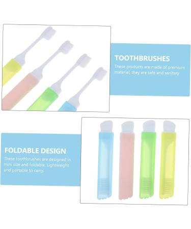 Minkissy Travel Toothbrush - 12th Trip Portable Toothbrush for Adults | Compact & Durable Household Tooth Care - Buy Online on GoSupps.com