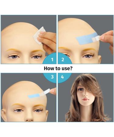 Fzzuzdlap 36 Piece Wigs Lace Tape Double Side Hair Blue Light Weight PU Waterproof Super Styling Hair Extension Piece - Buy Online on GoSupps.com
