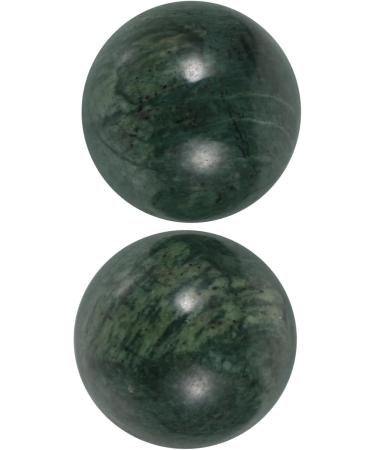 Healeved 4-Piece Jade Fitness Handball Massage Balls - Premium Health Massage Tool for Exercises - Green 4.00x4.00cm - Buy Online on GoSupps.com