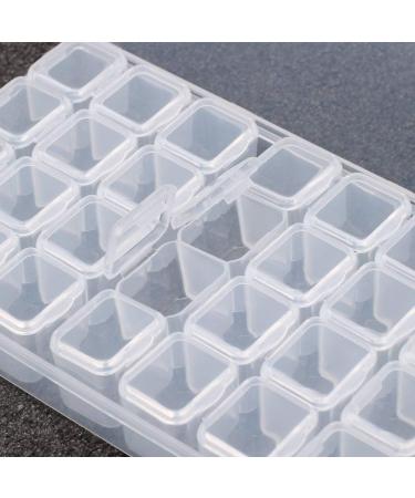 Siming Transparent Sorting Box - 28 Compartments Removable Bead Storage for Organizing Crafts - Buy Online on GoSupps.com