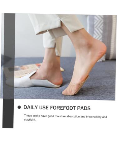 FRCOLOR 25 Pairs No Show Half Socks for Women - Invisible Forefoot Pads for Kitten Heels & Dressy Outfits - Non-Slip Washable Lace Accessories - Buy Online on GoSupps.com