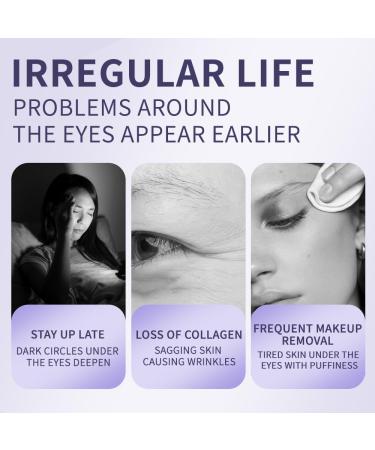 Eye Cream & Roller Serum Set with Retinol Vitamin E Squalane Hyaluronic Acid for Dark Circles Eye Bags & Fine Lines Under Eyes Brighten Under Eyes 1OZ&0.27OZ - Buy Online on GoSupps.com