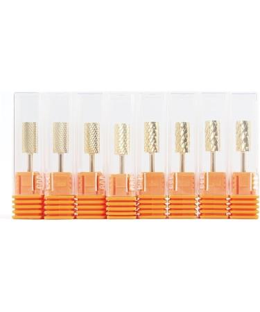 Nail Art Tungsten Steel Polishing Head Round Head Metal Alloy Polishing Drill Gold Polishing/removal Head(Golden-F) - Buy Online on GoSupps.com