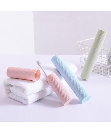 Yueser Eco-Friendly Wheat Straw Toothbrush Set - 6 Travel Toothbrushes with Wearable Storage Box - Perfect for Home Camping & Travel - Buy Online on GoSupps.com