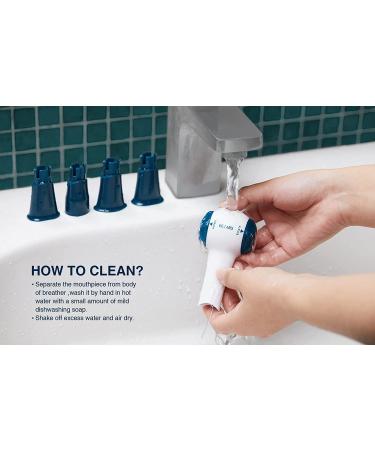 HETARU Breathing Exercise Device Breather - Improve Lung Capacity and Respiratory Health - Buy Online on GoSupps.com